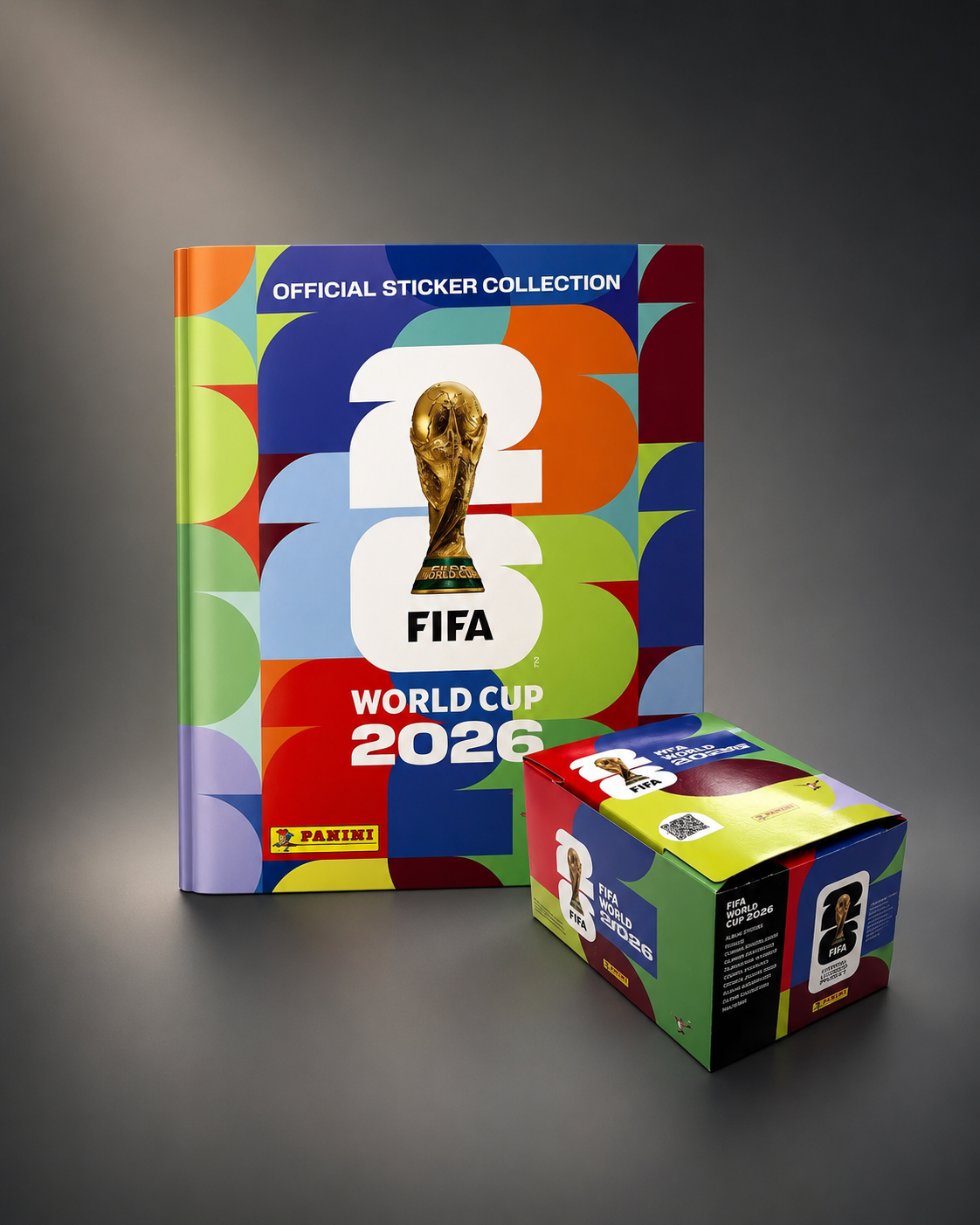 Pack Panini FIFA World Cup 2026 — Caja 104 Sobres + Álbum Oficial · Combo Completo