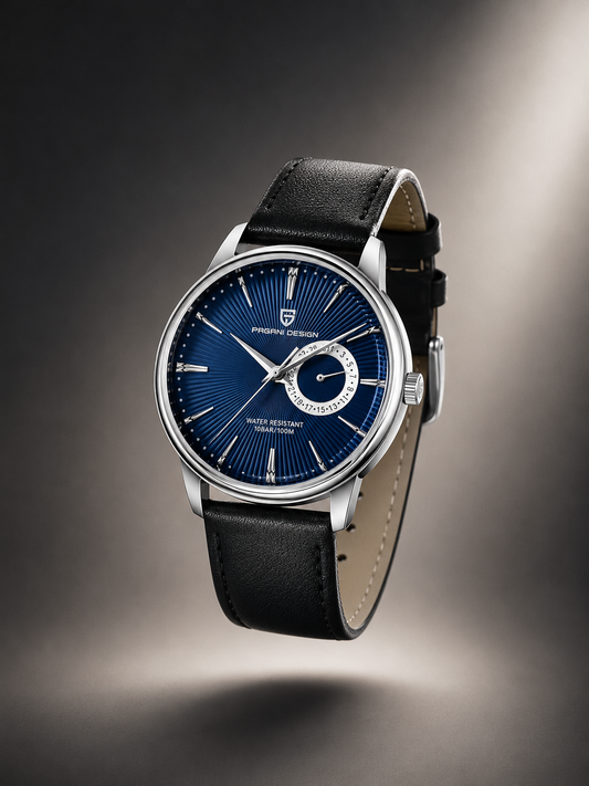 Reloj Pagani Design PD-1654 Hombre — Cuarzo Japonés · Resistente al Agua 100M · Calendario · Estilo Lujo
