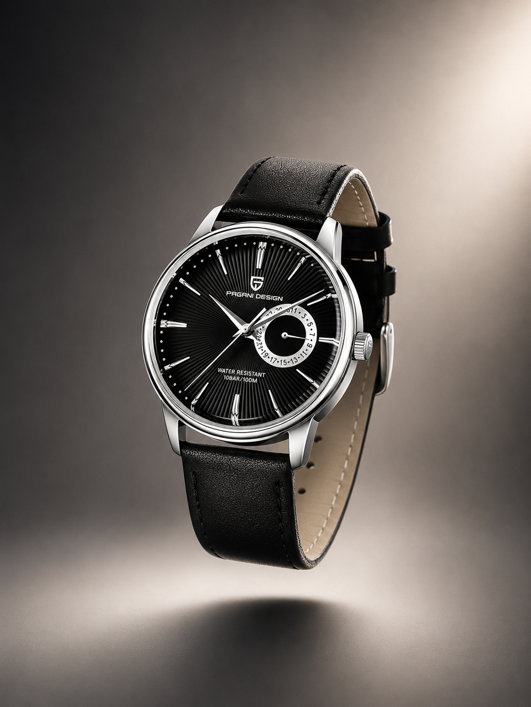 Reloj Pagani Design PD-1654 Hombre — Cuarzo Japonés · Resistente al Agua 100M · Calendario · Estilo Lujo
